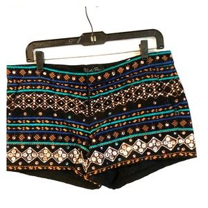 Embellished, embroidered Lucky Brand Shorts